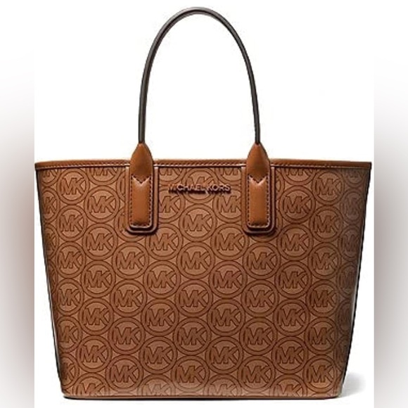 New Michael Kors Jodie Small Jacquard Logo Tote Bag - Picture 6 of 6